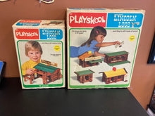 Load image into Gallery viewer, Playskool Original Lincoln Logs Two Sets In One Incomplete

