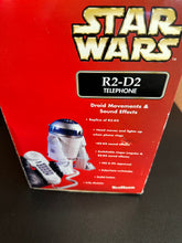 Load image into Gallery viewer, Telemania Star Wars R2-D2 Telephone Open Box
