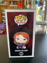 Load image into Gallery viewer, FUNKO POP Child’s Play 2 Chuck On Cart 658 HotTopic Exclusive
