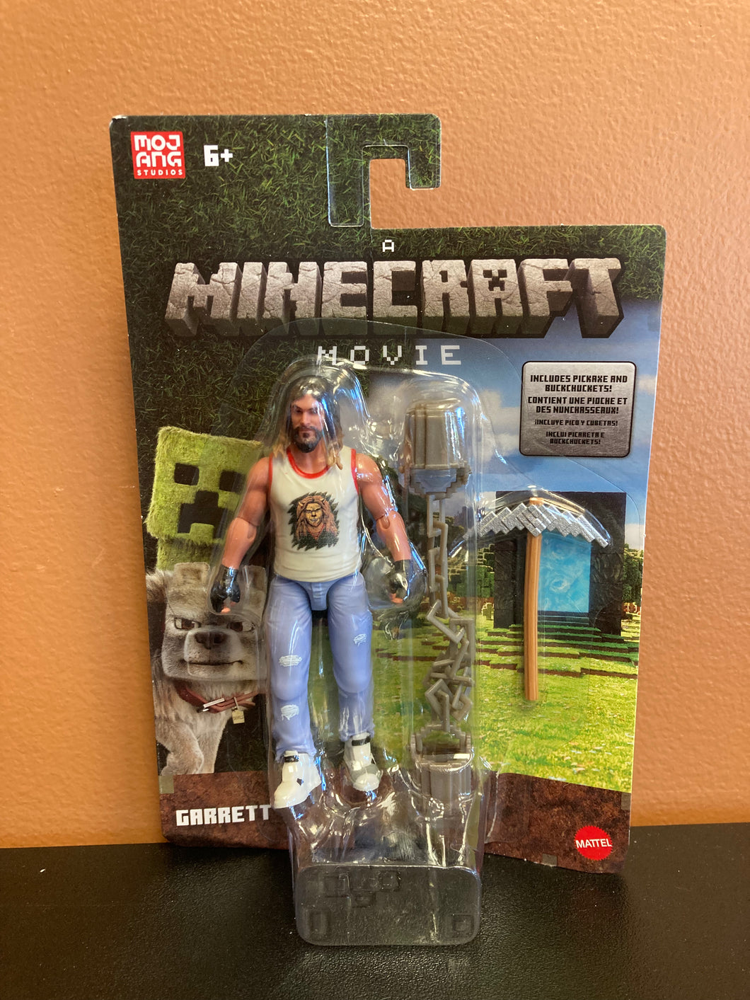 Minecraft Movie Garrett Figure New Sealed In Box Approx. 4” Tall.