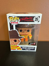 Load image into Gallery viewer, FUNKO POP 8-BIT NIGHTMARE ON ELM STREET FREDDY KRUEGER GAMESTOP 25 BOX DMG
