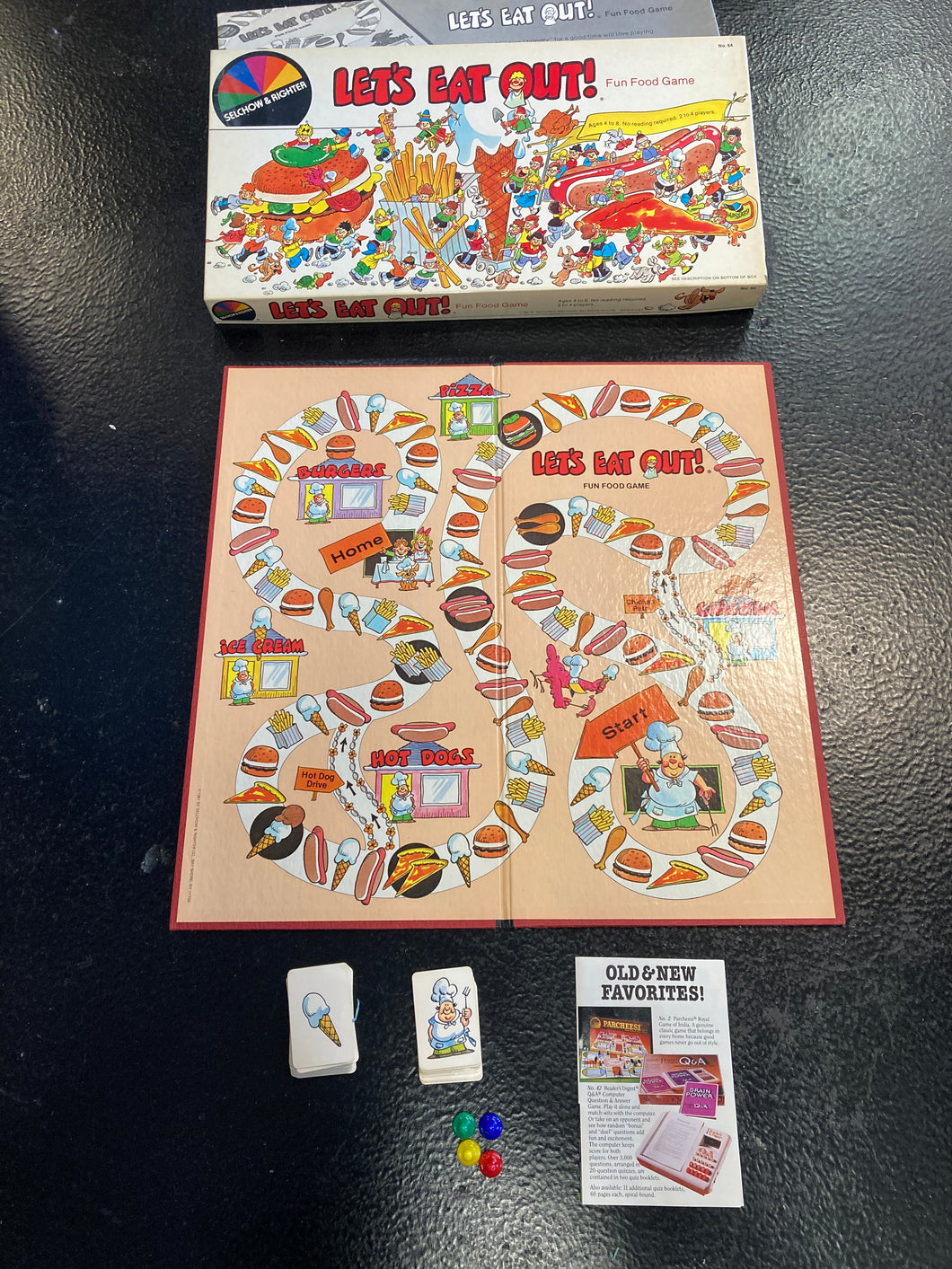 Let’s Eat Out! Fun Food Board Game Complete Set
