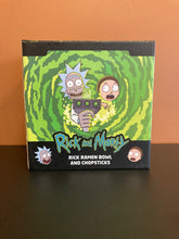 Load image into Gallery viewer, LOOTCRATE Exclusive Rick and Morty Rick Ramen Bowl and Chopsticks New Unused
