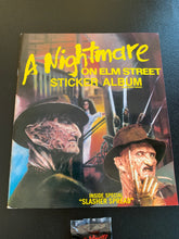 Load image into Gallery viewer, A Nightmare On Elm Street Sticker Album and Sticker Pack
