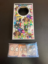 Load image into Gallery viewer, Rick and Morty Cornhole Approx. 10”. New
