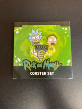 Load image into Gallery viewer, LOOTCRATE Exclusive Rick and Morty Coaster Set New Unused
