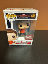 Load image into Gallery viewer, FUNKO POP MARVEL SPIDER-MAN (BORROWED JERSEY) COLLECTOR CORPS 485
