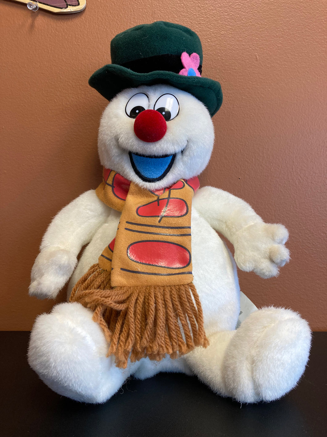 Gemma Industries Frosty The Snowman Singing Plush Has A Few Stains Tested Working Approx. 10” Tall