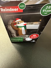 Load image into Gallery viewer, Airblown Inflatable Car Buddy LED Reindeer 3ft New in box
