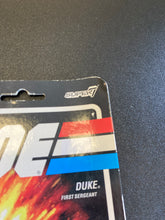 Load image into Gallery viewer, SUPER 7 ReAction Figure G.I.JOE Duke First Sergeant
