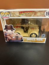 Load image into Gallery viewer, FUNKO POP RIDES INDIANA JONES ADVENTURE INDY’S RIDE EXCLUSIVE 19 DMG
