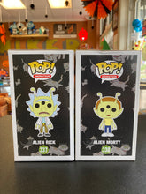 Load image into Gallery viewer, FUNKO POP Alien Rick 337 And Morty 338 Set Of 2 Pops

