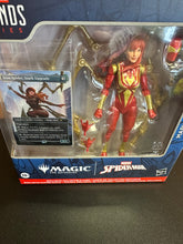 Load image into Gallery viewer, Magic The Gathering Spider-Man Marvel Legends Series Mary Jane Watson (Iron Spider) Collectible Card And Figure New In Box
