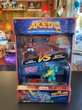 Load image into Gallery viewer, AKĒDO Ultimate Arcade Warriors Slam Granderson VS Epic Shreddy Bear Mini Action Figures
