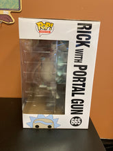 Load image into Gallery viewer, FUNKO POP Rick With Portal Gun 665 GameStop Exclusive New In Box
