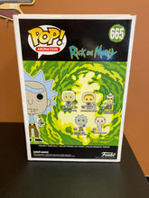 Load image into Gallery viewer, FUNKO POP Rick With Portal Gun 665 GameStop Exclusive New In Box
