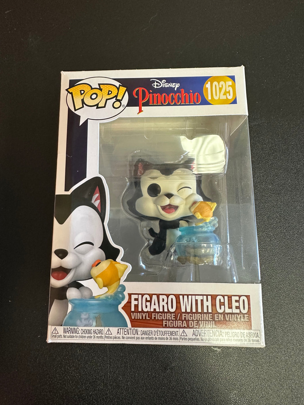 FUNKO POP PINOCCHIO FIGARO WITH CLEO 1025 BOX DMG