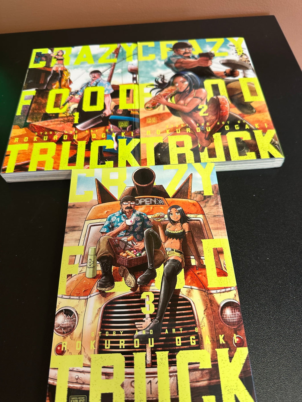 Crazy Food Truck Vol. 1-3 Set English Preowned Paperbacks