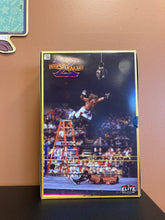 Load image into Gallery viewer, Mattel WWE WrestleMania Ladder X Razor Ramon VS Shawn Michaels Figures Preowned Razor Ramon Head Swapped
