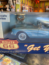 Load image into Gallery viewer, ROUTE 66 1961 Corvette Convertible Die-Cast Vehicle 1:18 Scale
