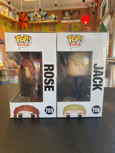 Load image into Gallery viewer, FUNKO POP Titanic Jack 706 and Rose 705 Set Of 2 Pops
