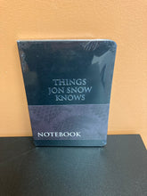 Load image into Gallery viewer, Things Jon Snow Knows Notebook New Sealed
