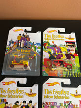 Load image into Gallery viewer, Hot Wheels The Beatles Yellow Submarine Diecast Cars Set of 6
