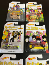 Load image into Gallery viewer, Hot Wheels The Beatles Yellow Submarine Diecast Cars Set of 6
