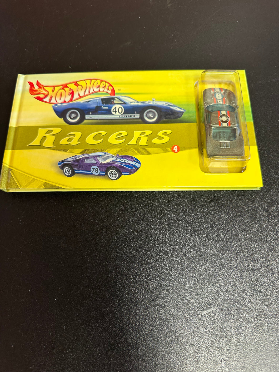 Hot Wheels Racers #4 Hardcover Mini Book with Diecast Car