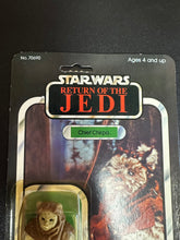 Load image into Gallery viewer, KENNER STAR WARS RETURN OF THE JEDI 1983 CHEF CHIRPA JAPANESE BACK READ DETAILS
