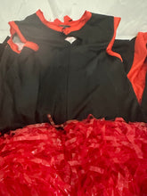 Load image into Gallery viewer, Morris Zombie U Child Undead Cheerleader Costume with Pom Poms Preowned MED/LRG
