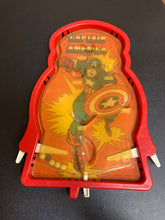 Load image into Gallery viewer, Marvel Captain America Pinball Board Preowned Plastic Discoloration
