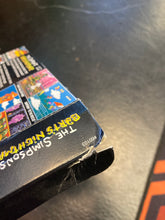 Load image into Gallery viewer, Aklaim The Simpsons Barts Nightmare Super Nintendo (BOX ONLY) with game insert card
