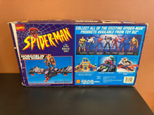 Load image into Gallery viewer, Toy Biz Spider-Man Hobgoblin Wing Bomber Preowned Missing 1 Disc
