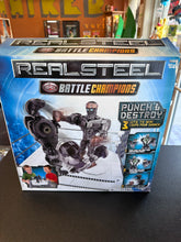 Load image into Gallery viewer, Jakks Pacific Real Steel Battle Champions Punch &amp; Destroy Preowned Robot Boxing Game
