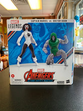 Load image into Gallery viewer, HASBRO Marvel Legends Series Captain Marvel VS Doctor Doom 2 Pack Of Figures
