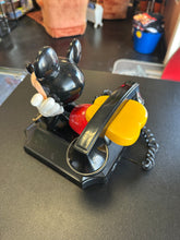Load image into Gallery viewer, Telemania Mickey Mouse Laying Down Corded Telephone Preowned Untested
