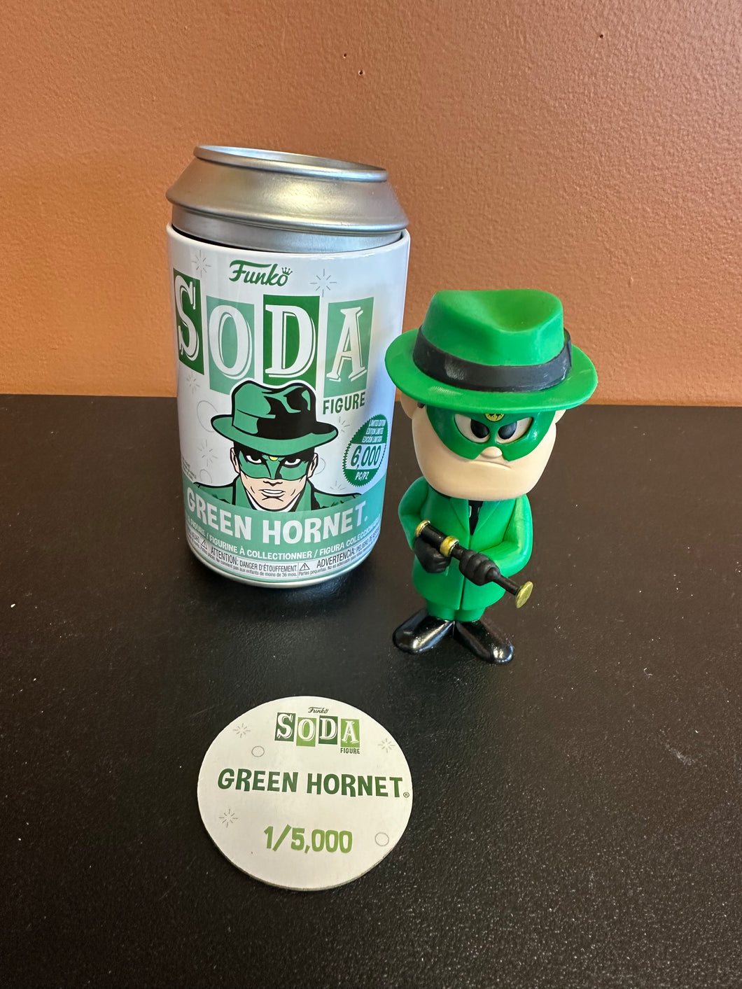 FUNKO SODA GREEN HORNET OPEN FIGURE