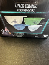 Load image into Gallery viewer, Nightmare Before Christmas 4 Pack Ceramic Measuring Cups
