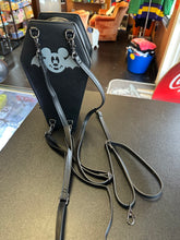 Load image into Gallery viewer, Loungefly Disney Count Mickey Coffin Crossbody Mini Backpack Preowned
