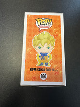 Load image into Gallery viewer, FUNKO POP DRAGONBALL Z SUPER SAIYAN GOKU FIRST APPEARANCE 860
