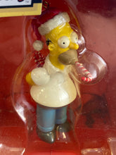 Load image into Gallery viewer, The Simpsons Ornament Homer With Candy Cane
