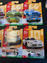 Load image into Gallery viewer, Hot Wheels 2017 50th Anniversary Decades Set of 10
