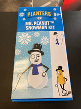 Load image into Gallery viewer, Planters Mr.Peanut Snowman Kit New In Box
