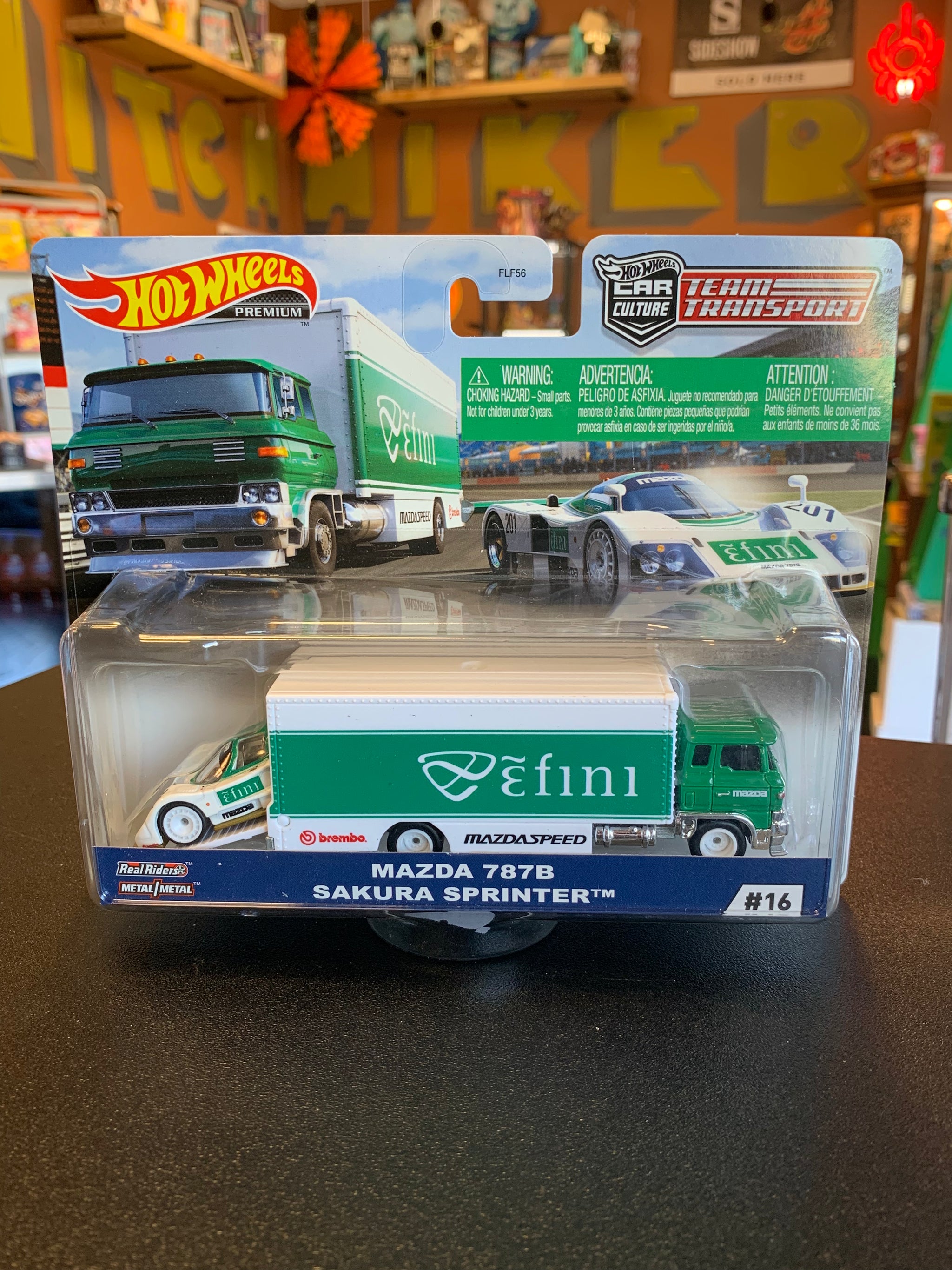 HOT WHEELS Team Transport Mazda 787B Sakura Sprinter #16
