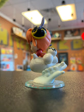 Load image into Gallery viewer, MegaHouse Gintama Petit Chara Land Kagura &amp; Sadaharu Riding On A Cloud Mini Figure
