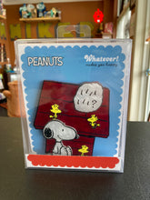 Load image into Gallery viewer, Whatever! Peanuts 75th Snoopy &amp; Woodstock Acrylic Pin
