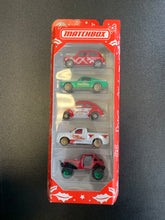 Load image into Gallery viewer, MATCHBOX 2019 Christmas Set Of 5 Cars
