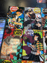 Load image into Gallery viewer, DEMON SLAYER Kimetsu No Yaiba Manga Set Books 1-10

