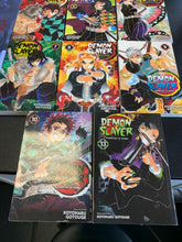 Load image into Gallery viewer, DEMON SLAYER Kimetsu No Yaiba Manga Set Books 1-10
